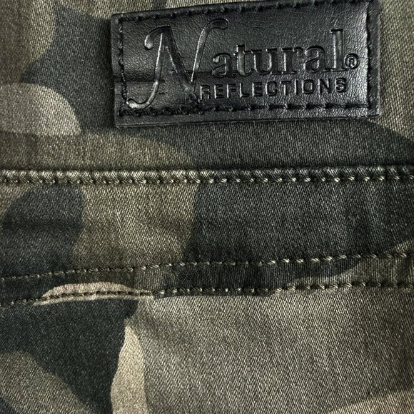 NATURAL REFLECTIONS Platinum Stretch Camo Jogger Pants Large Cotton Blend - Picture 3 of 12